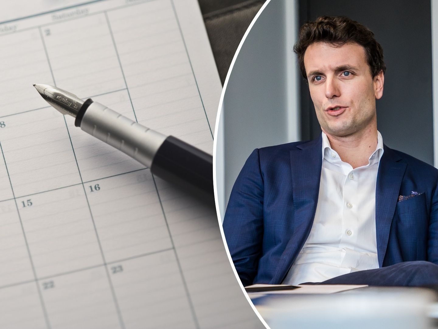 Alpla CEO Philipp Lehner schwört darauf: Der Papierkalender.