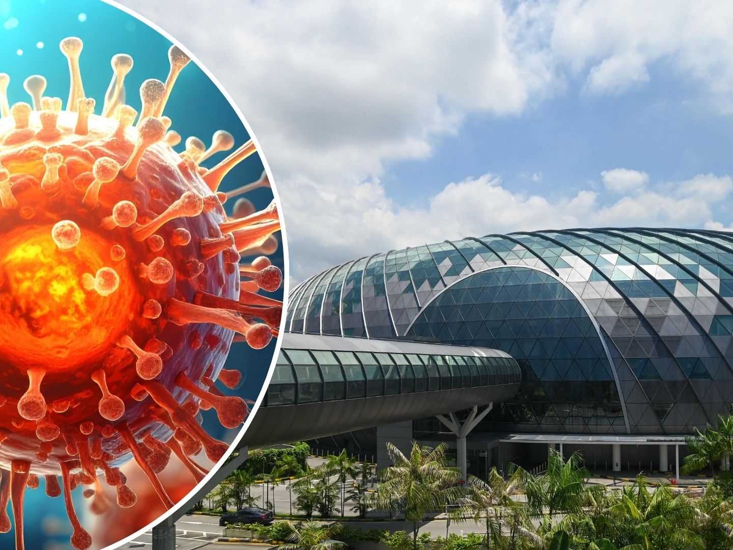 Auch am Flughafen in Singapur werden aufgrund eines Virus-Ausbruchs in Indien die Kontrollen verschärft.