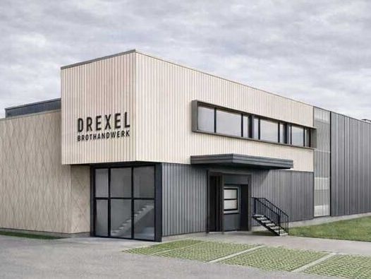 Visualisierung des geplanten neuen Firmenstammsitzes von Drexel Brothandwerk.