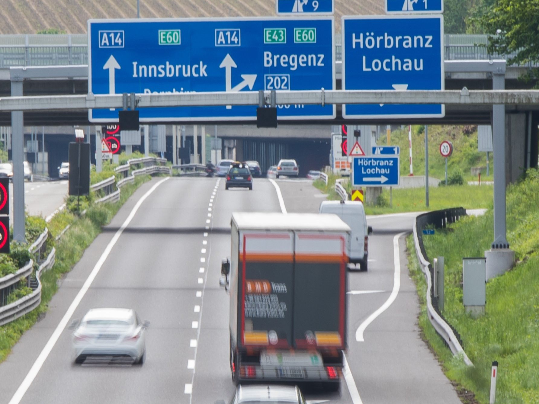 Im Pfändertunnel in Vorarlberg laufen bis Oktober 2026 umfangreiche Sanierungen.