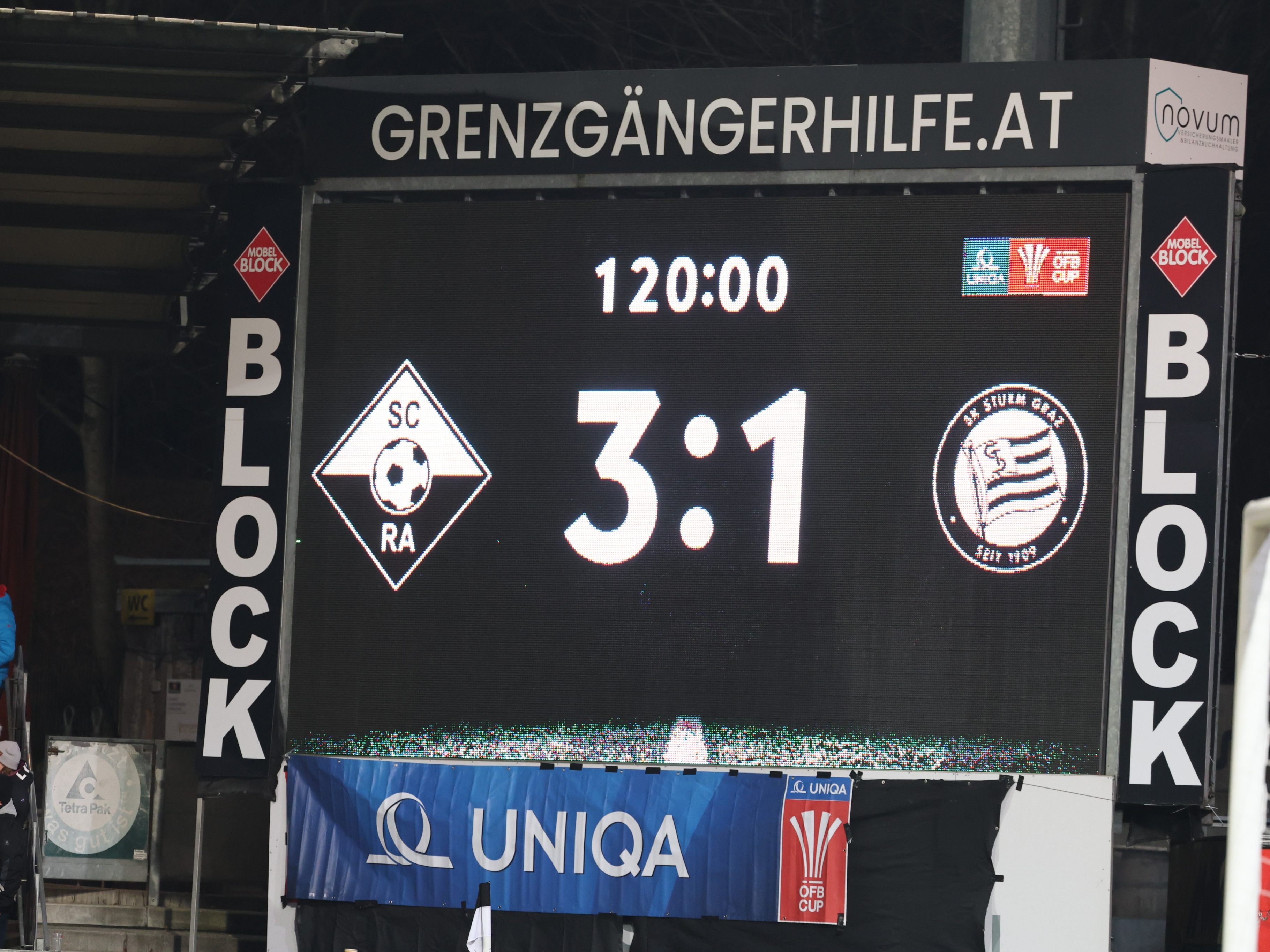 Altach sensationell im ÖFB-Cup-Halbfinale