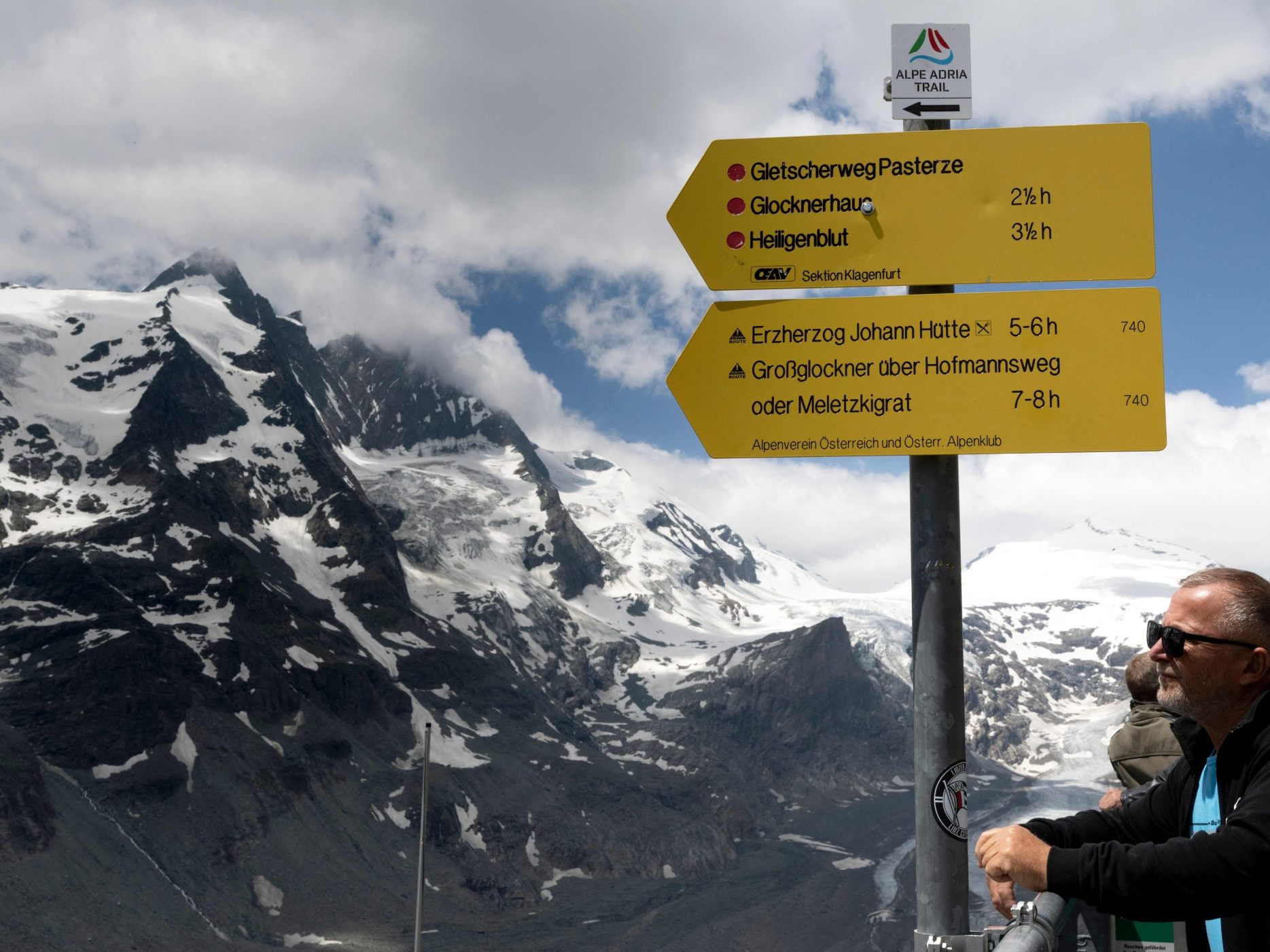 Das Unglück ereignete sich knapp unterhalb des Großglockner-Gipfels.