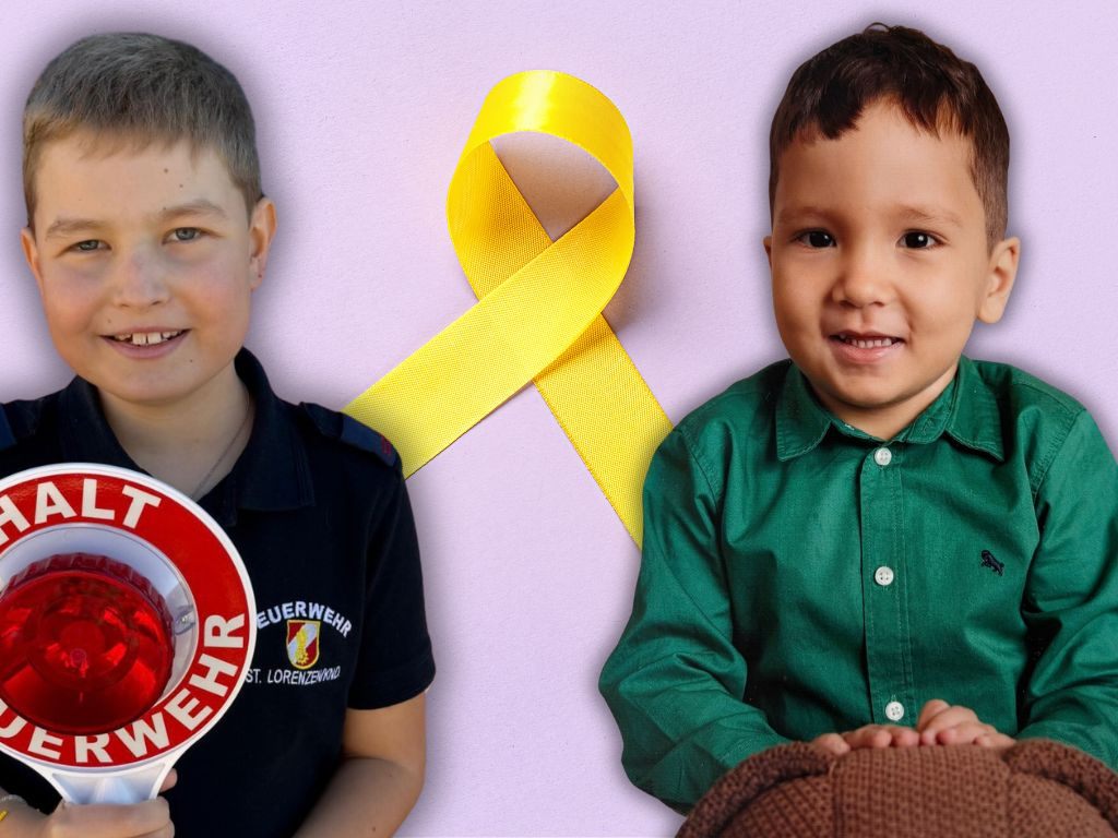 Matteo (12) und Farouk (6) sind auf einen Stammzellenspende angewiesen. Der Weltkinderkrebstag soll unter anderem für die Stammzellenspende werben.