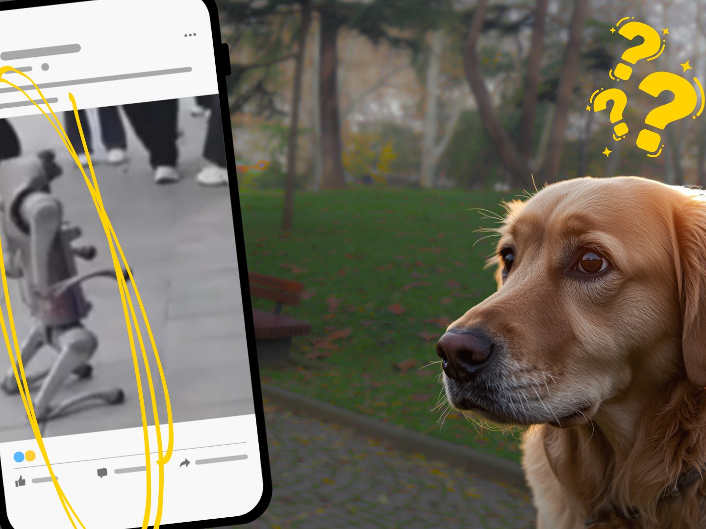 Zwei ungleiche Hunde treffen aufeinander!