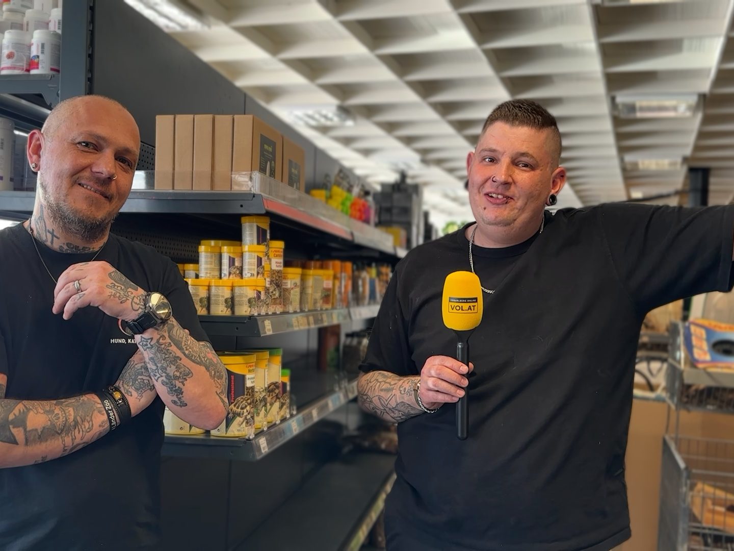 Rene Rummer und Florian Dürr im neuen Geschäft.