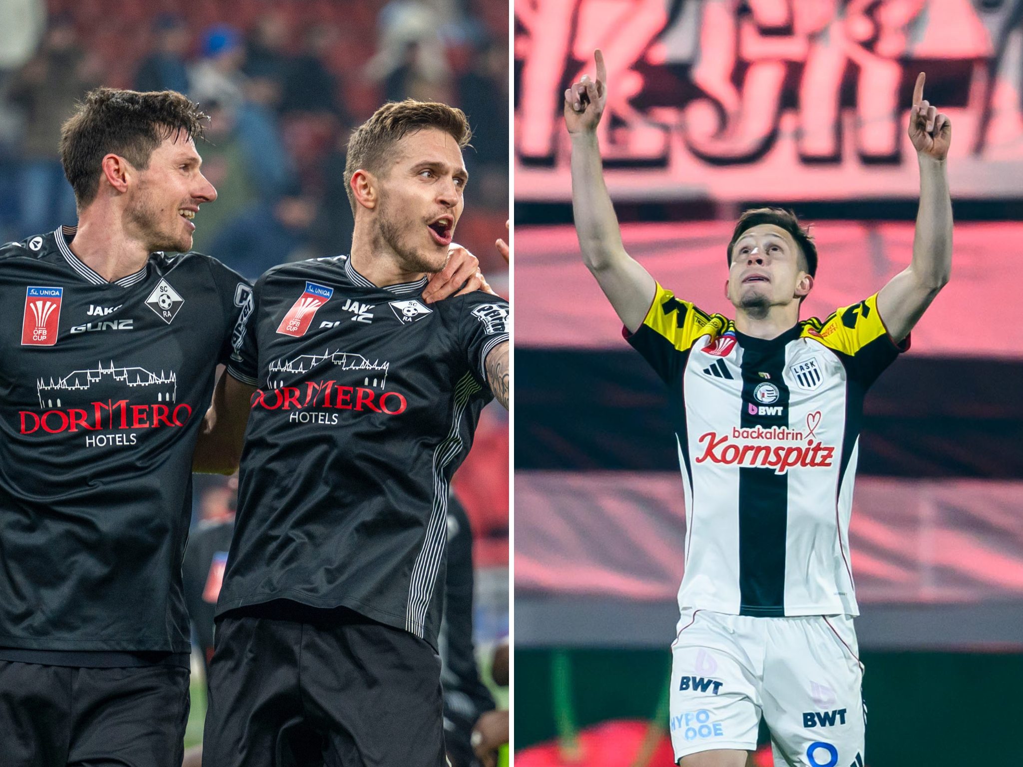 Im ÖFB-Cup-Finale kommt es zum aufeinandertreffen des SCR Altach gegen den LASK.