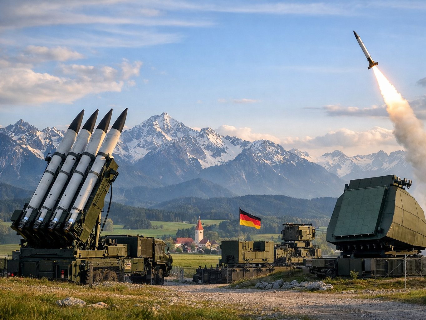 Das Raketenabwehrsystem Arrow 3 soll nach aktuellen Plänen im Allgäu stationiert werden – mit Radar bei Kaufbeuren und Abfangraketen in Lagerlechfeld. (Symbolbild)