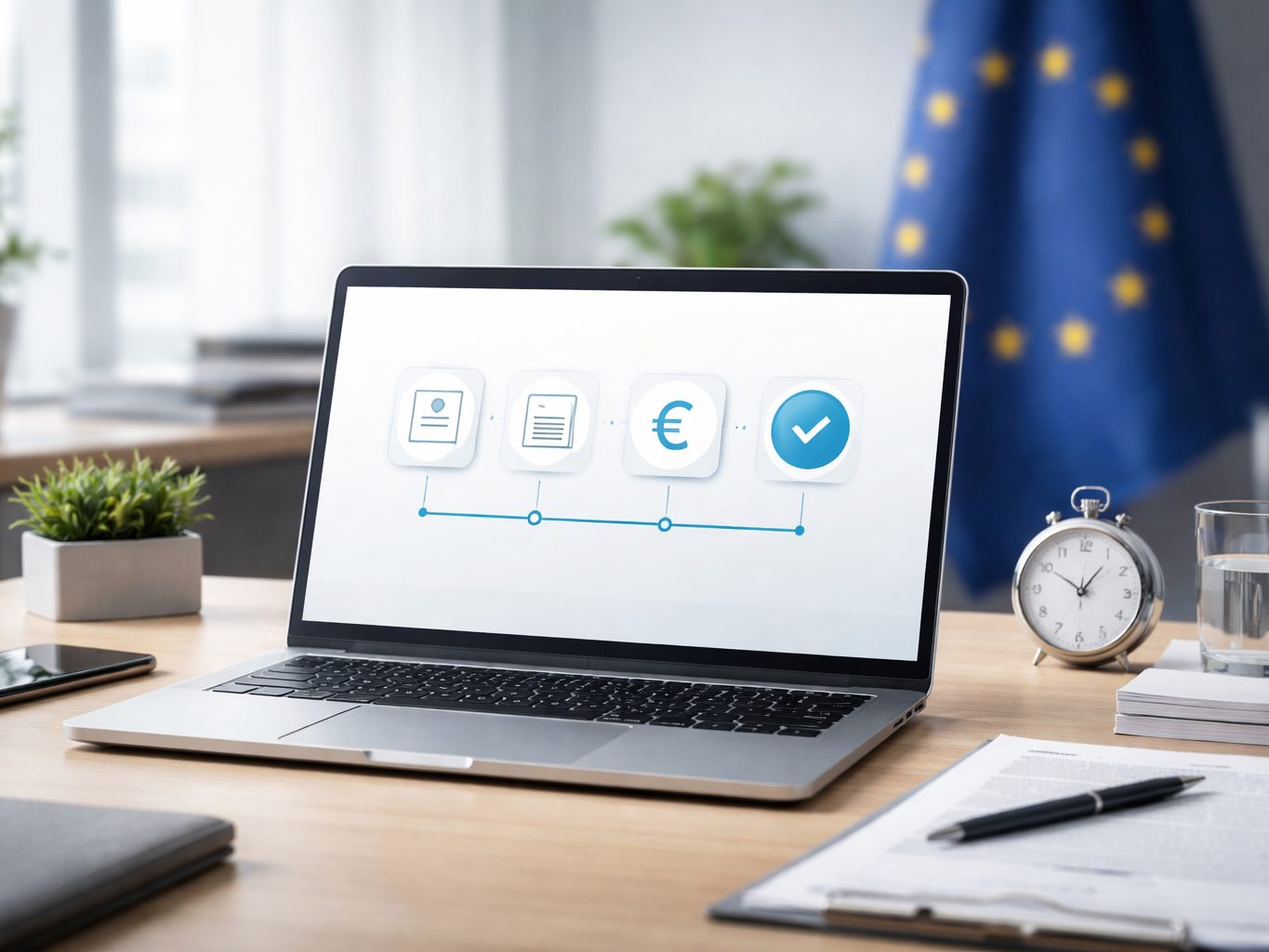 Nur 48 Stunden, maximal 100 Euro Kosten und komplett online: Die EU-Kommission will Unternehmensgründungen radikal vereinfachen.