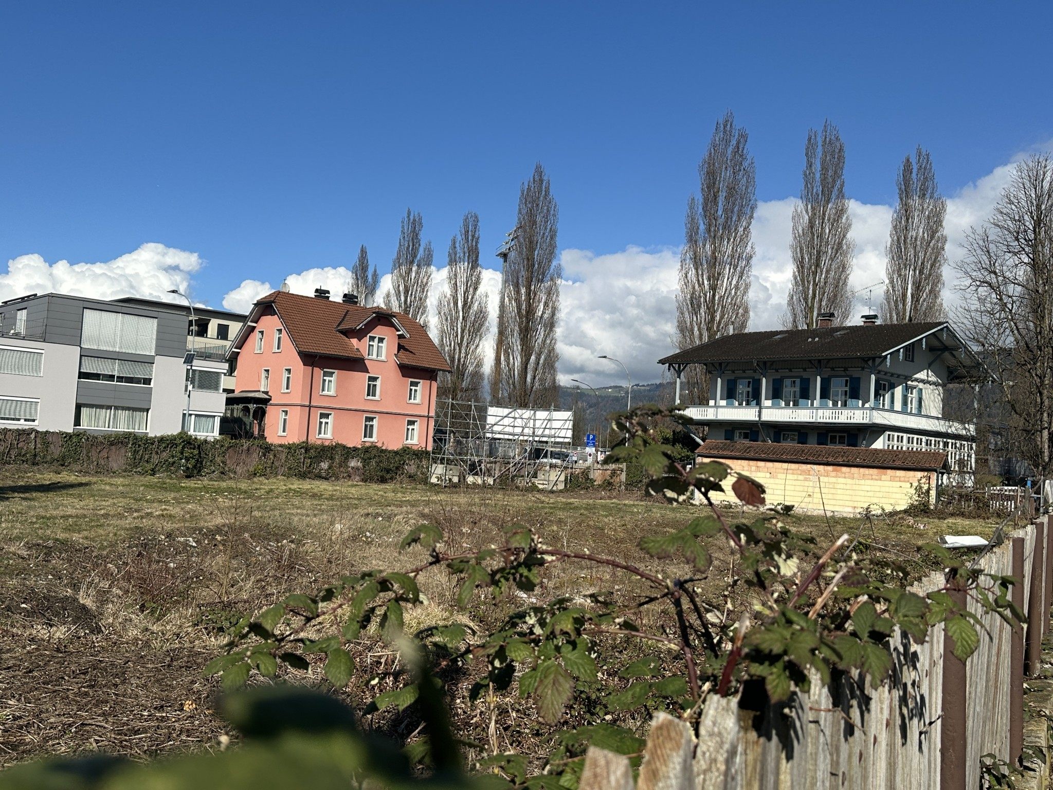 Das Grundstück für "Fritz am See" in Bregenz.