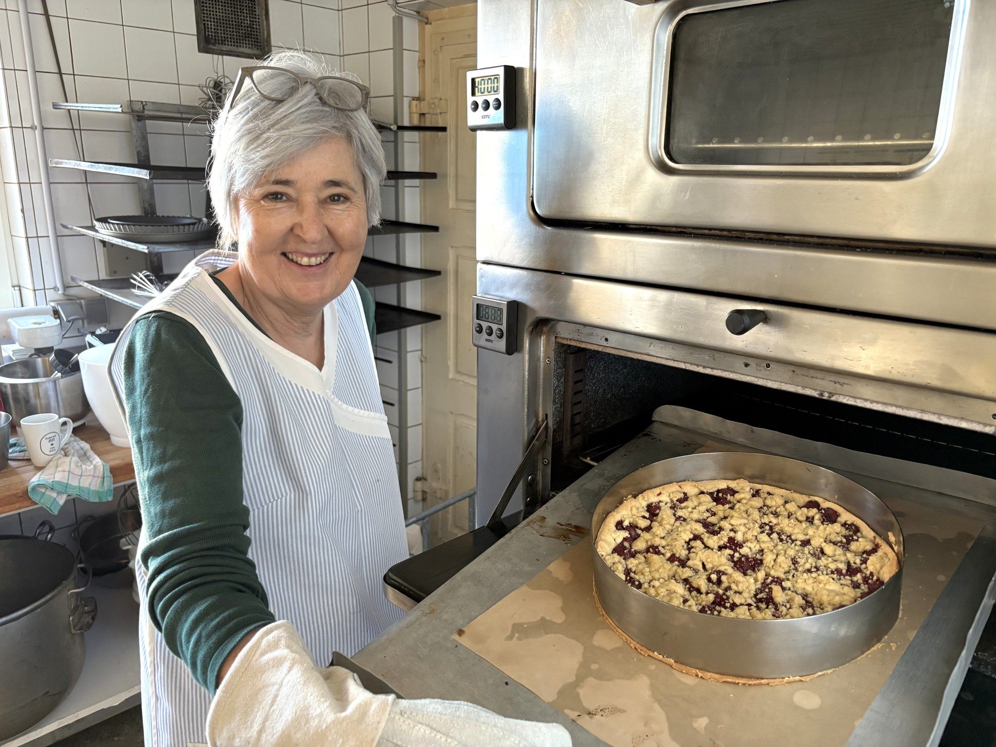 Gebacken wird hier mit viel Erfahrung und mit großer Leidenschaft.