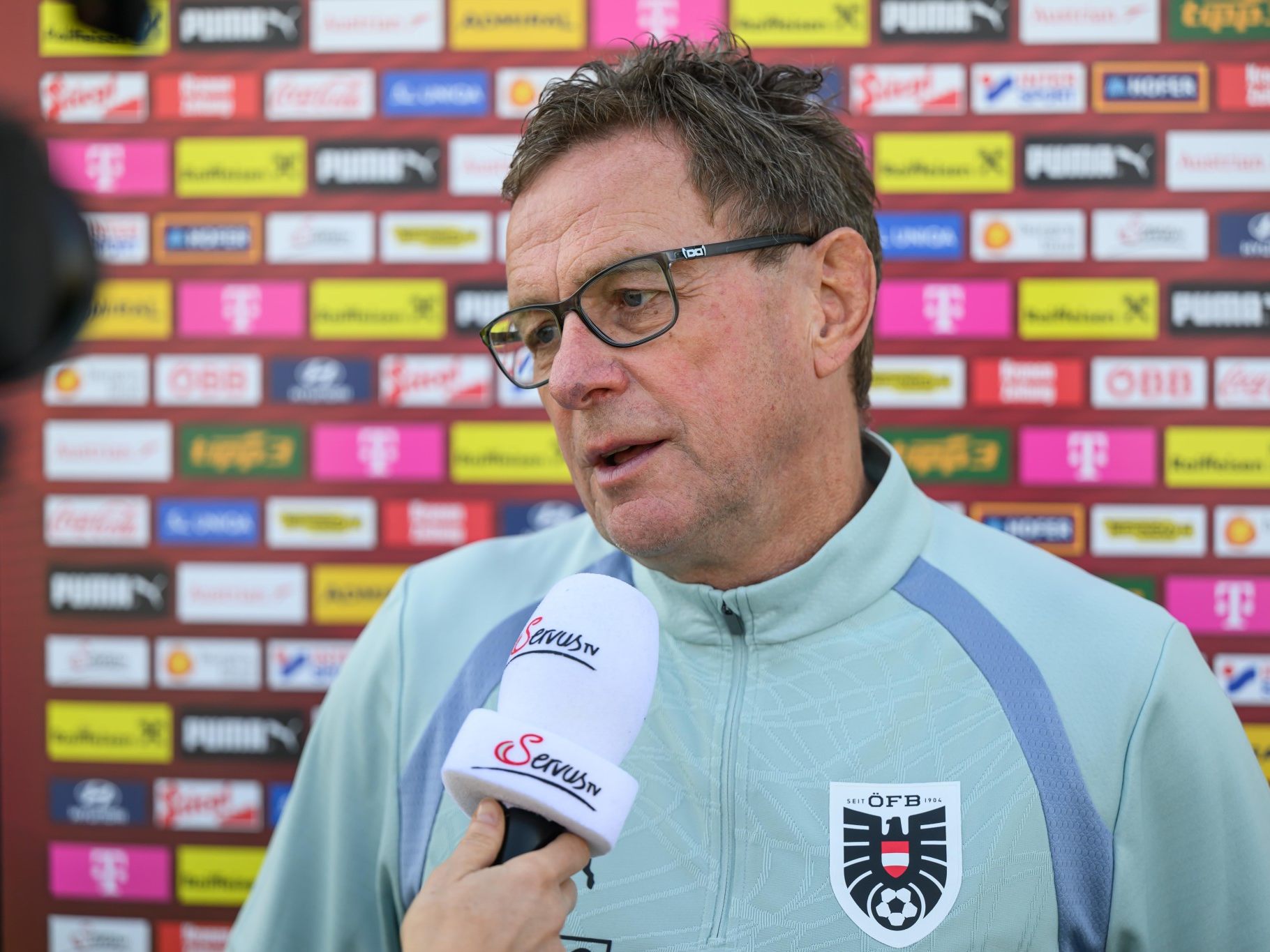 ÖFB vor Ghana-Test: Teamchef Rangnick (Bild) hat aktuell drei Sorgenkinder im Team.