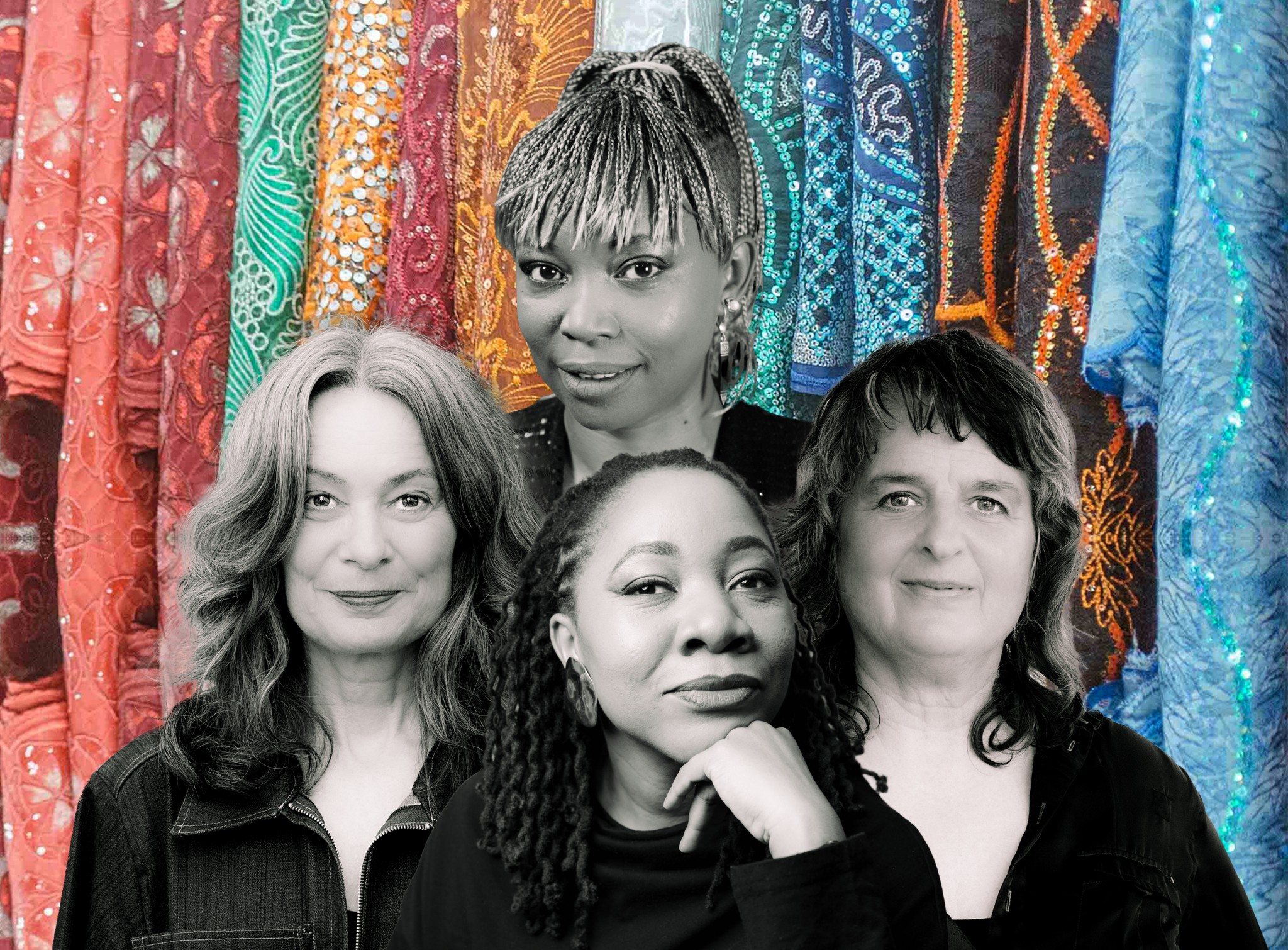Die "Stoff"-Regisseurinnen Anette Baldauf, Joana Adesuwa Reiterer, Chioma Onyenwe und Katharina Weingartner.