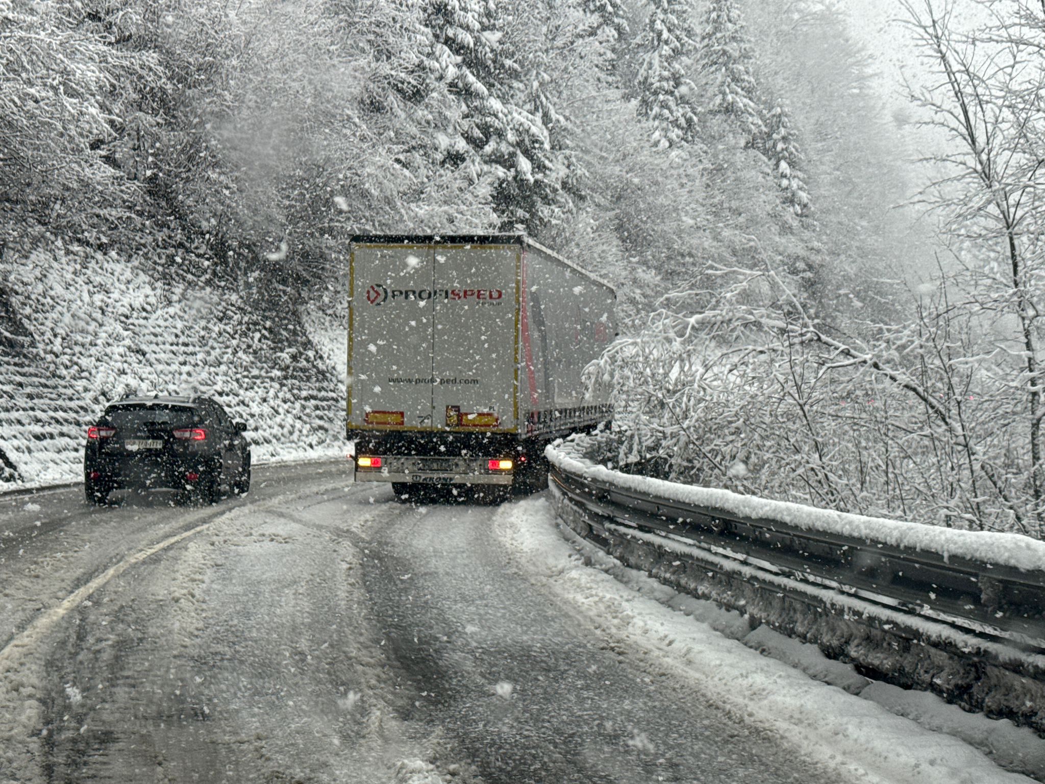 Nichts geht mehr Richtung Bregenzerwald.