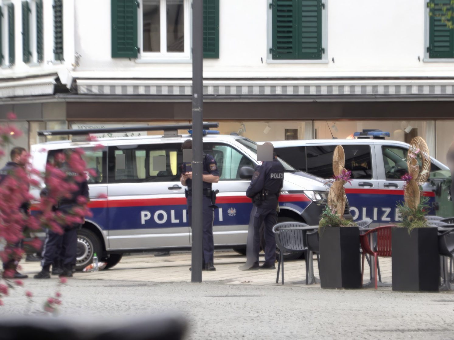 Festnahmen nach Raub in Dornbirner Innenstadt.