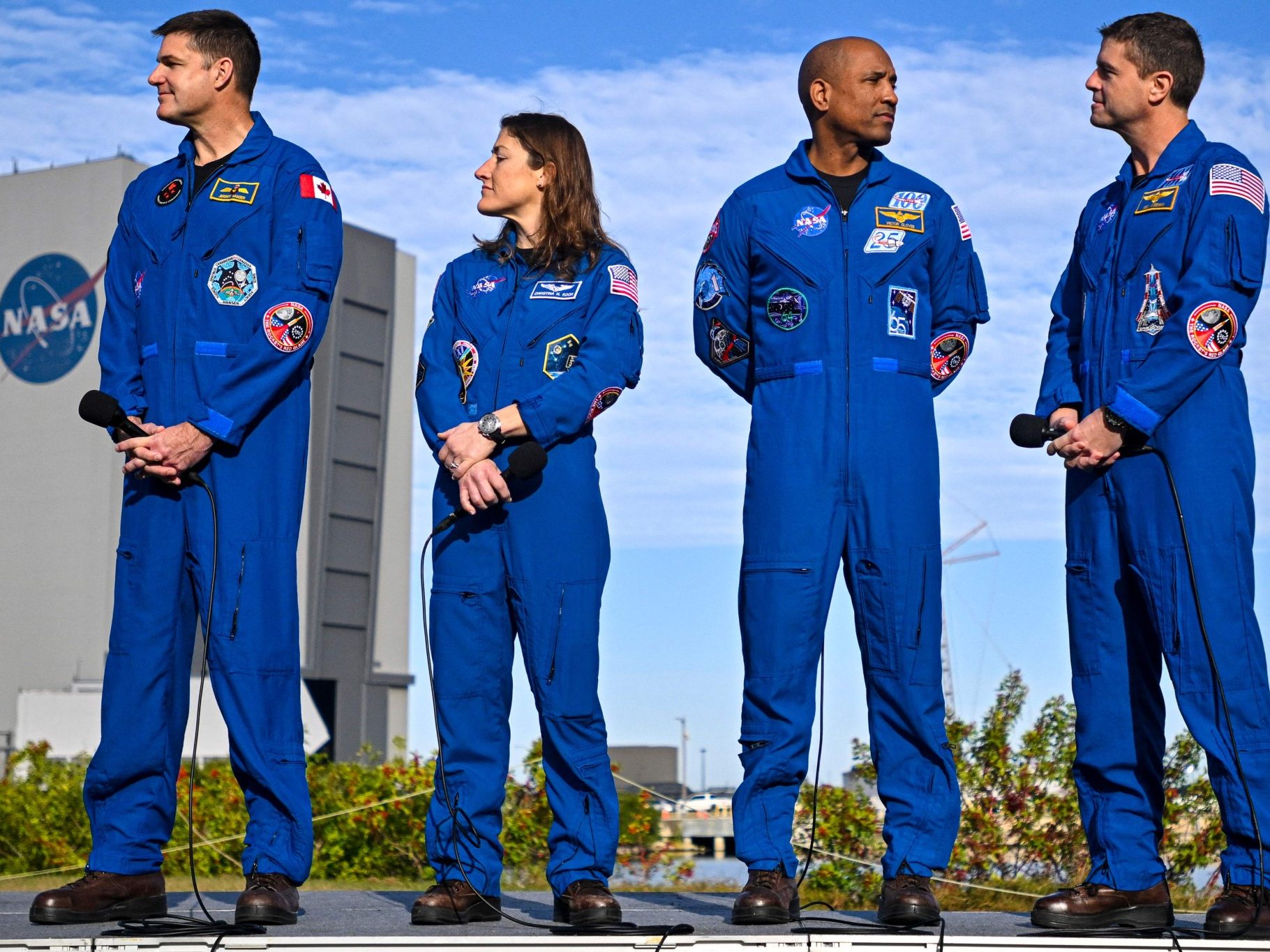 Diese vier Astronauten schreiben Geschichte