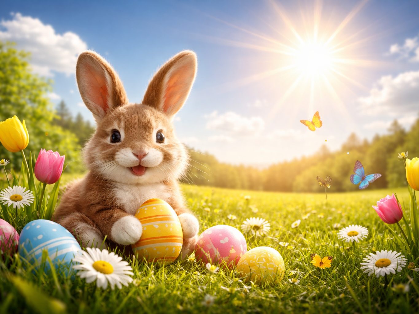 Der Osterhase bringt gutes Wetter nach Österreich.