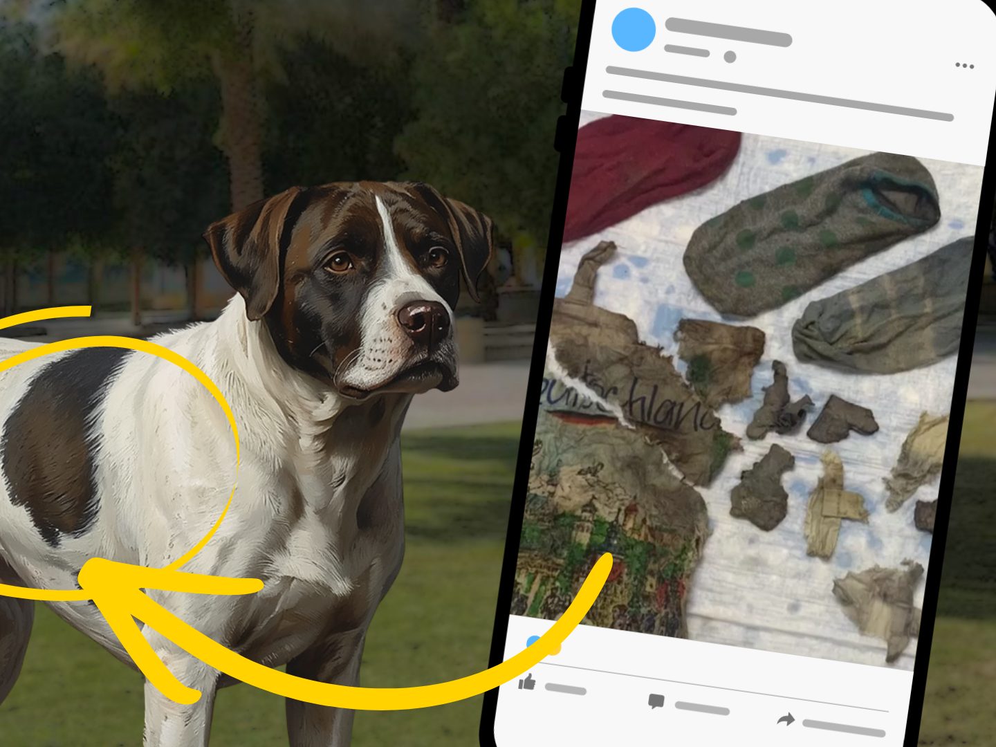Dieser Hund hat definitiv etwas Falsches gegessen!