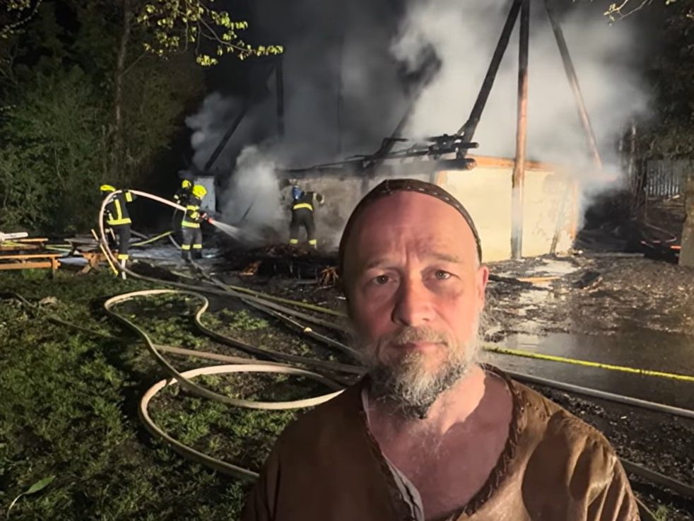 Brandolf Höß, Obmann des Museumsvereins in Mäder äußert sich betroffen zum Brand im Alamannen-Museum.