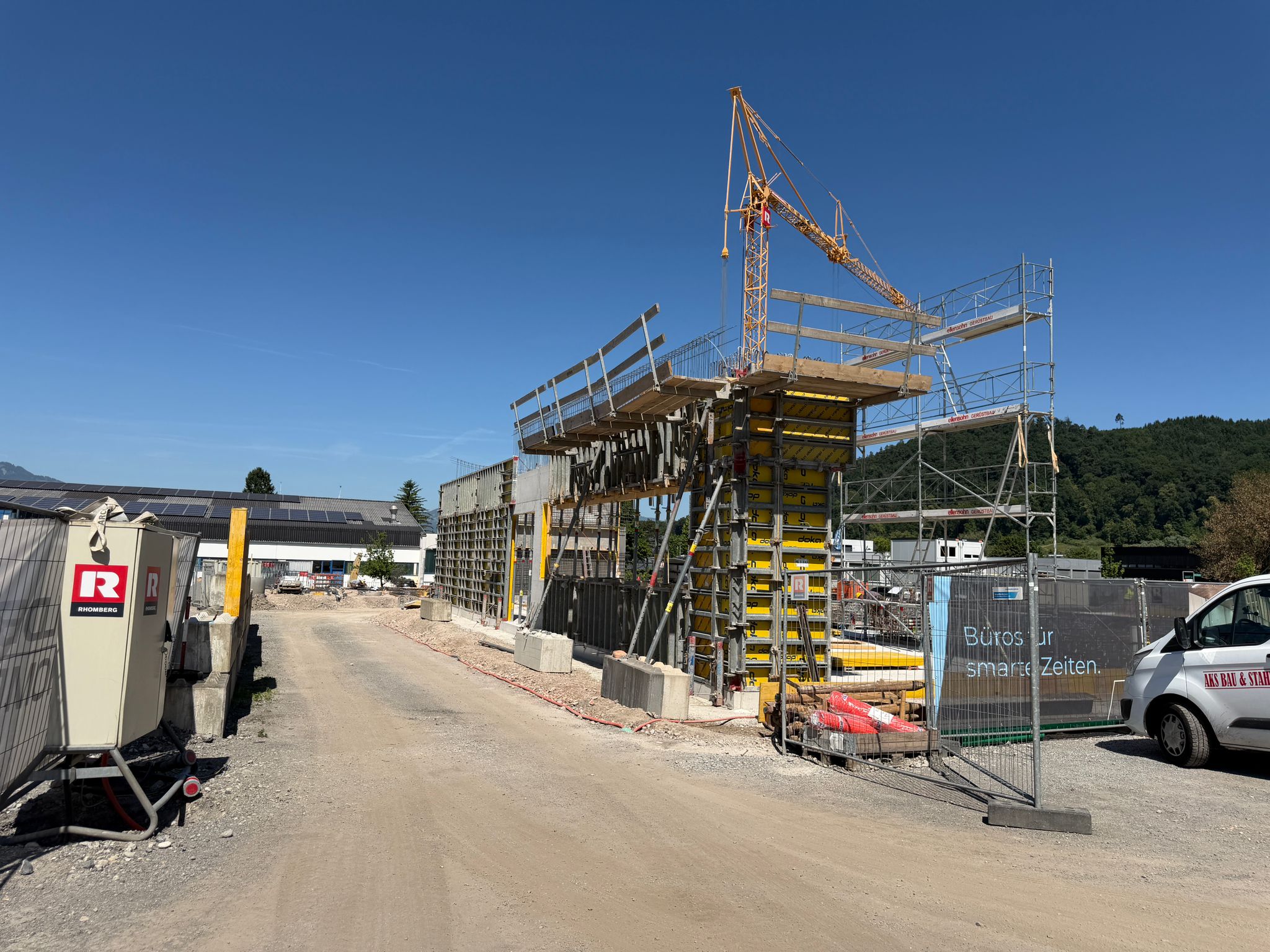 Ende April fiel der Startschuss für das Bauprojekt an der Treietstraße in Klaus.