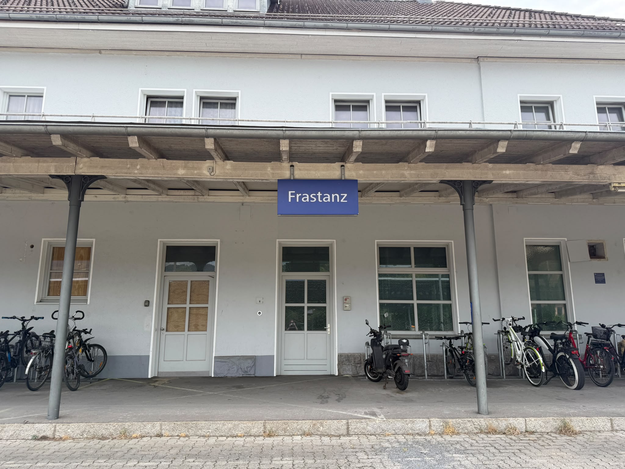Am Bahnhof Frastanz finden bis Ende August Sanierungsarbeiten statt.