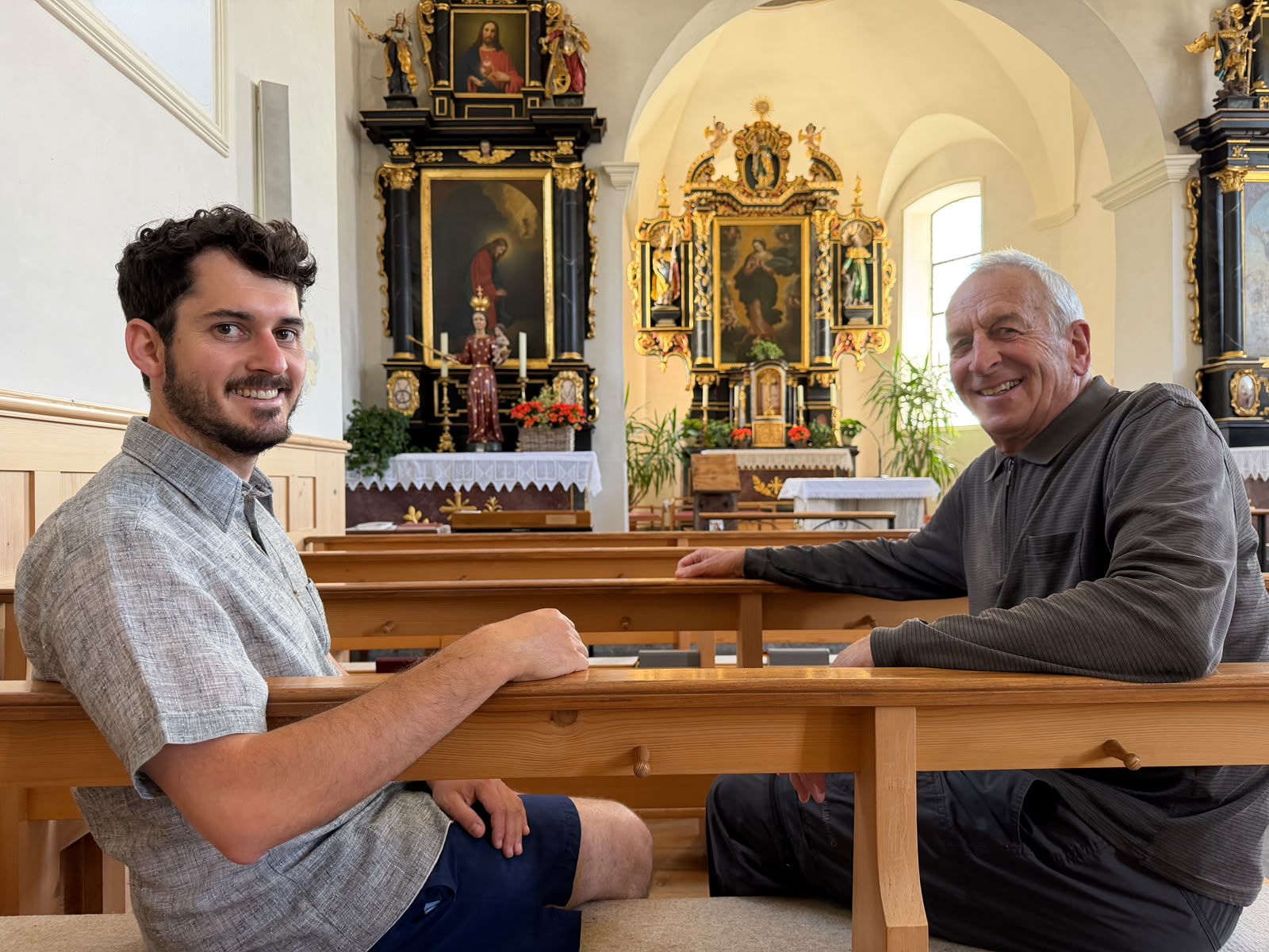 Pater Christoph aus der Schweiz betreute die Pfarren Blons, St. Gerold und Thüringerberg seit 2003.