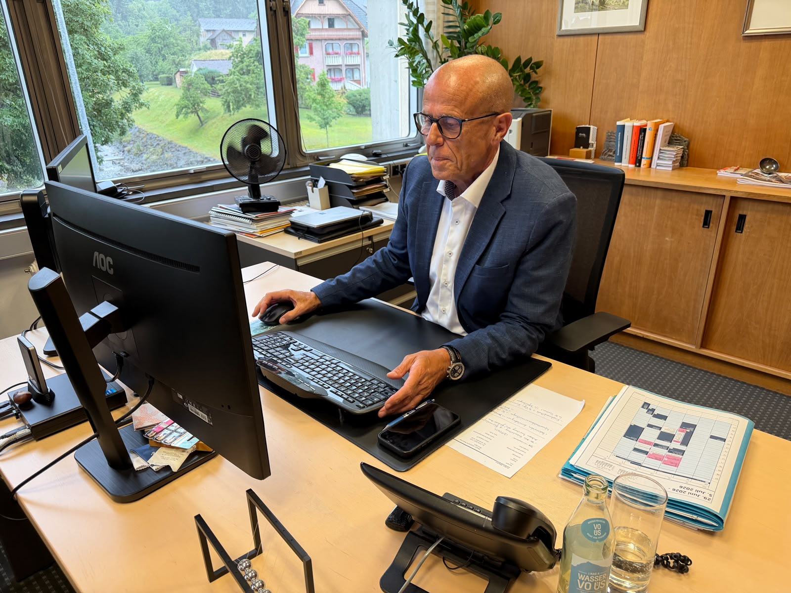 Walter Gohm, Bürgermeister von Frastanz, nutzt KI mehrmals täglich.