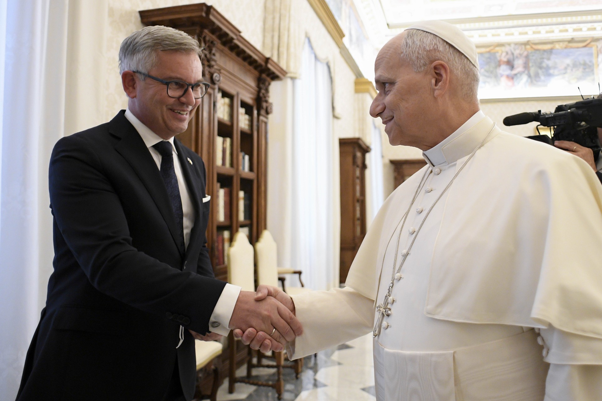 Besuch Magnus Brunner bei Papst Leo XIV