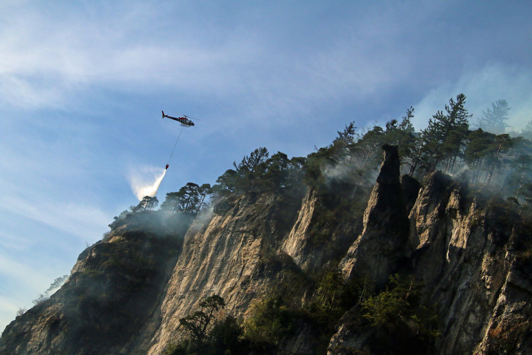 In Liechtenstein sind offene Flammen verboten, in Vorarlberg gibt es Tipps